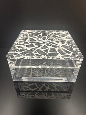 Coffret à montres avec gravure